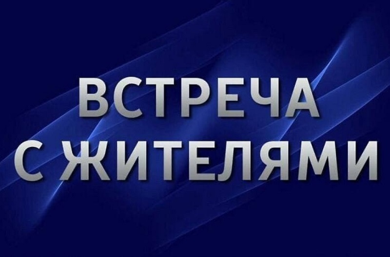 Встреча жителей с главой района Гречушкиной В.В. и информационной группой.